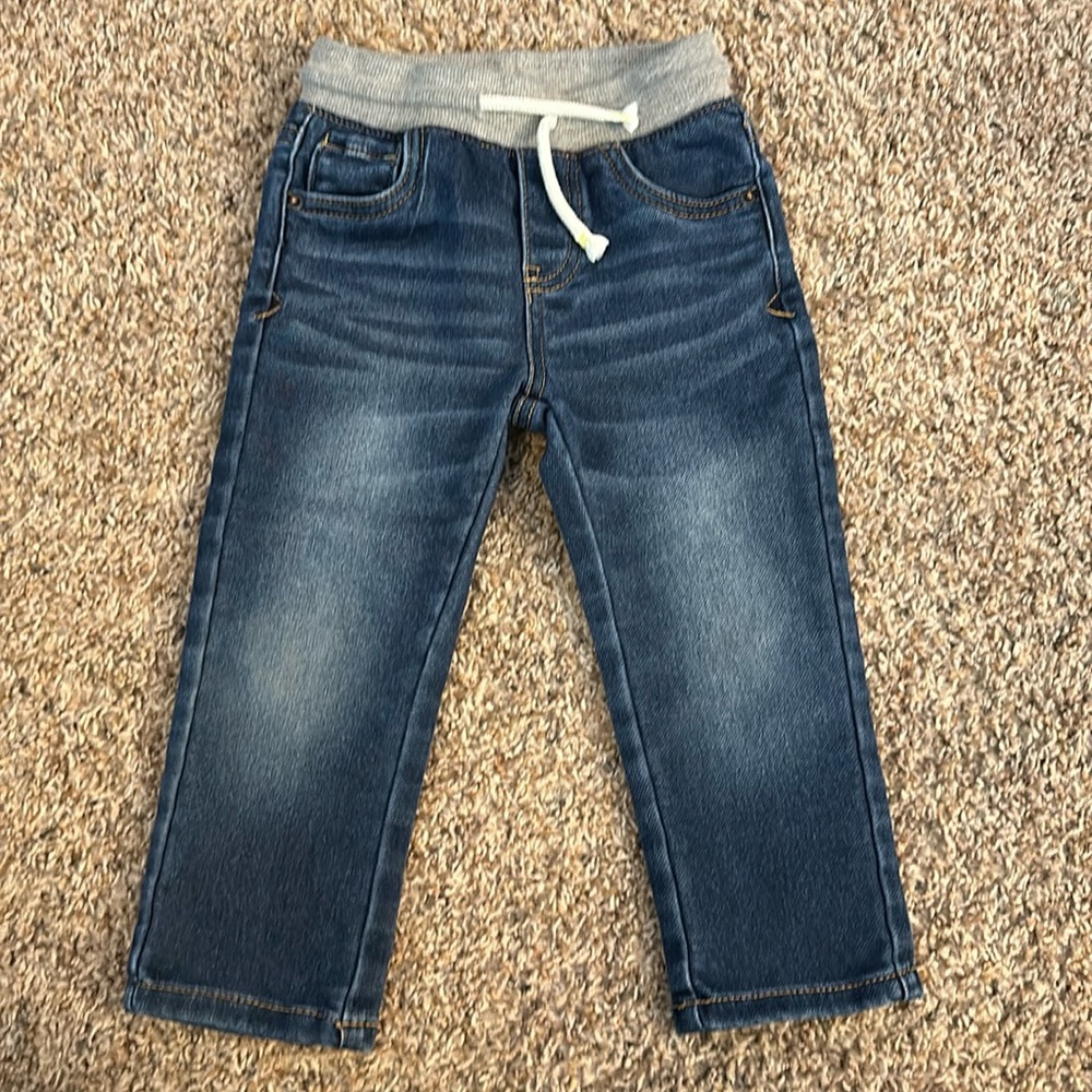 Cat & Jack Toddler Boys Pull On Straight Fit Jeans 2T
